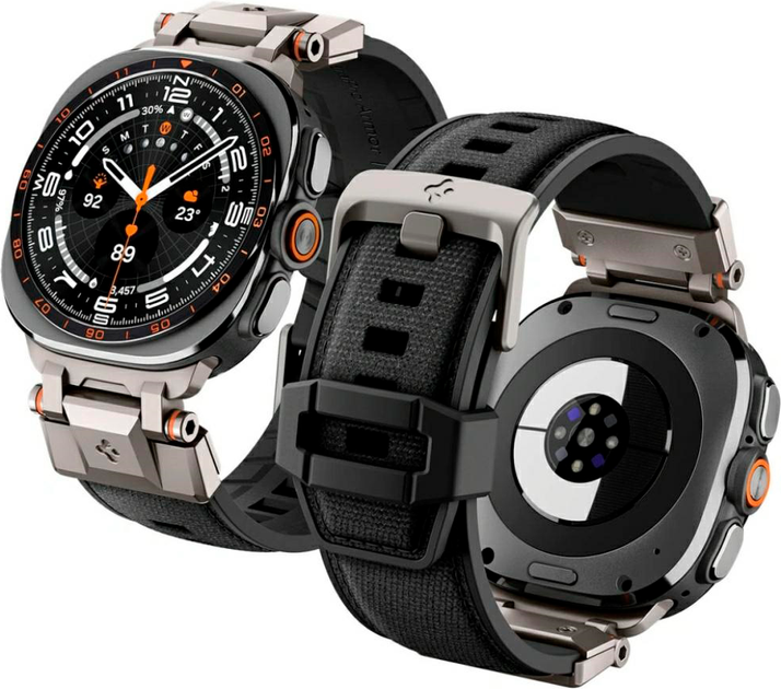 Pasek Spigen DuraPro Armor do Samsung Galaxy Watch Ultra 1 / 2 47mm Black (8800337247480) - Zdjęcie 1 Pasek Spigen DuraPro Armor do Samsung Galaxy Watch Ultra 1 / 2 47mm Black (8800337247480) - obraz 1