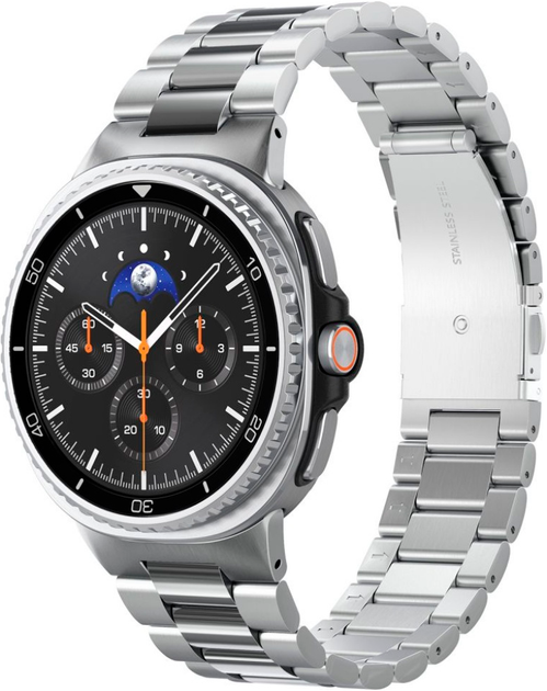 Ремінець Spigen Modern Fit для Samsung Galaxy Watch 8/Classic 40/44/46mm Silver (8800283312539) - Фото 2 Ремінець Spigen Modern Fit для Samsung Galaxy Watch 8/Classic 40/44/46mm Silver (8800283312539) - зображення 2