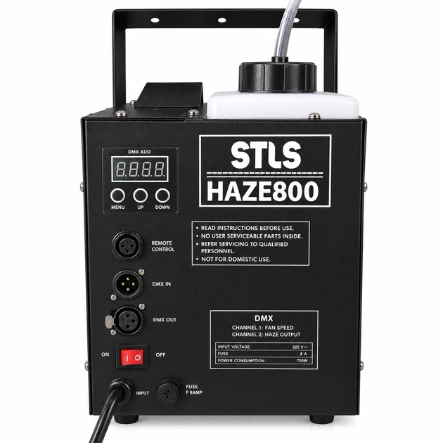Генератор туману STLS HAZE 800 800 Вт з DMX - изображение 3