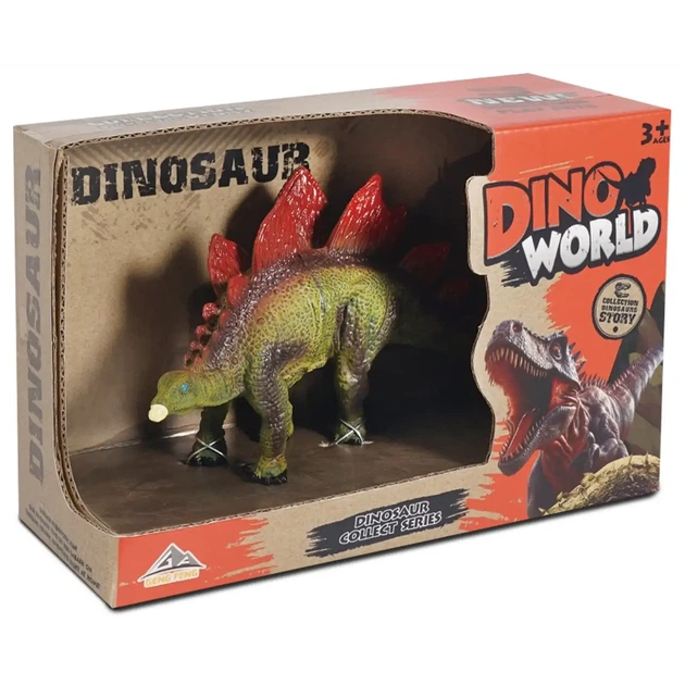 Іграшка Динозавр Стегозавр Dino World CJ-4960842 Різнокольоровий shop (6900072600549) - зображення 2