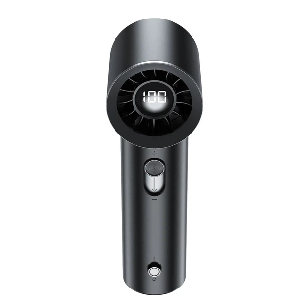 Вентилятор ручной Acefast YF1 с дисплеем LED Black (6974316286653) - изображение 2