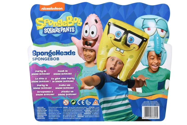 Іграшка-головний убір SpongeBob SpongeHeads Губка Боб (SpongeBob Expression 2) - зображення 6
