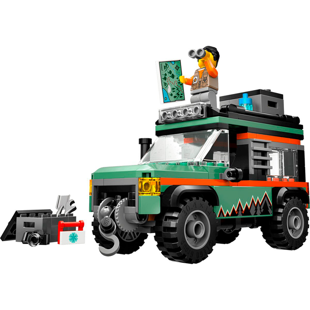 Конструктор LEGO City Позашляхова гірська вантажівка 4x4 221 деталь (60447) - зображення 3