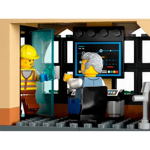 Конструктор LEGO City Центральный железнодорожный вокзал 752 детали (60469) - изображение 5