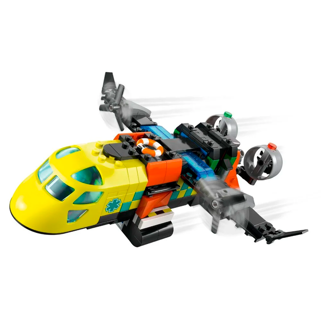 Конструктор LEGO City Ремикс самолёта, сервисного грузовика и судна на воздушной подушке 990 деталей (60505) - изображение 6