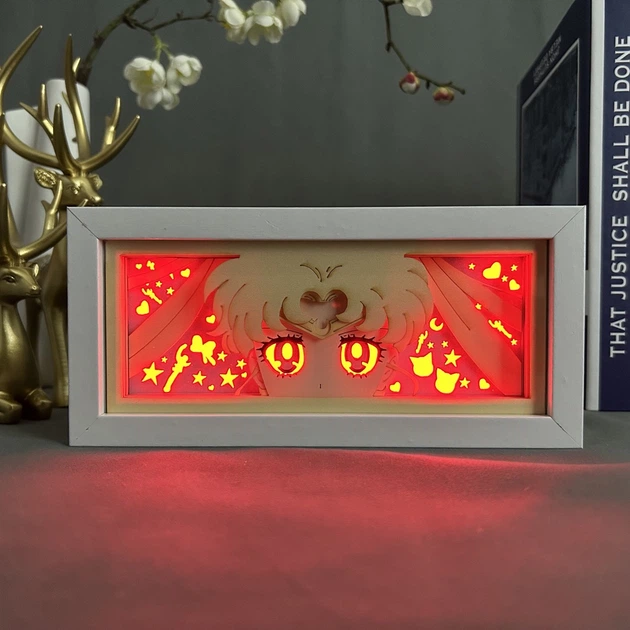 Многослойный Ночник лампа аниме Sailor Moon Сейлор Мун светильник RGB (ZDD-57) - изображение 4