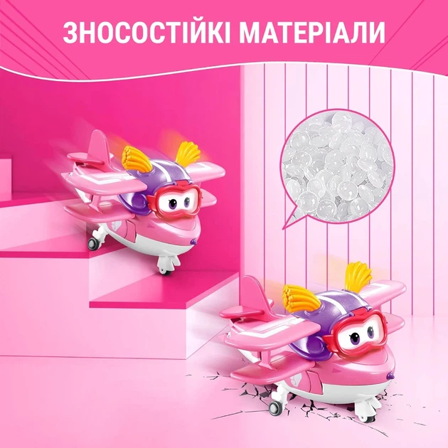Игровая фигурка-трансформер Элли 12 см ударопрочный пластик превращается из самолета в робота - изображение 5