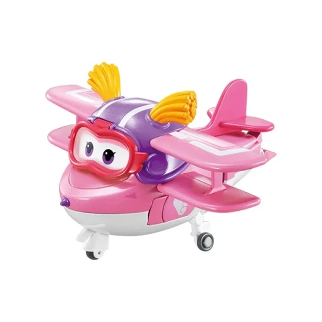 Игровая фигурка-трансформер Super Wings Transform-a-Bots Элли 5 см ударопрочный пластик робот/самолет - изображение 2