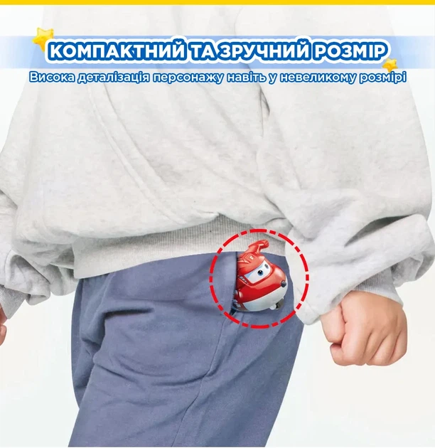 Игровая фигурка-трансформер Super Wings Джетт робот, самолет 5 см ударопрочный пластик - Фото 8 Игровая фигурка-трансформер Super Wings Джетт робот, самолет 5 см ударопрочный пластик - изображение 8
