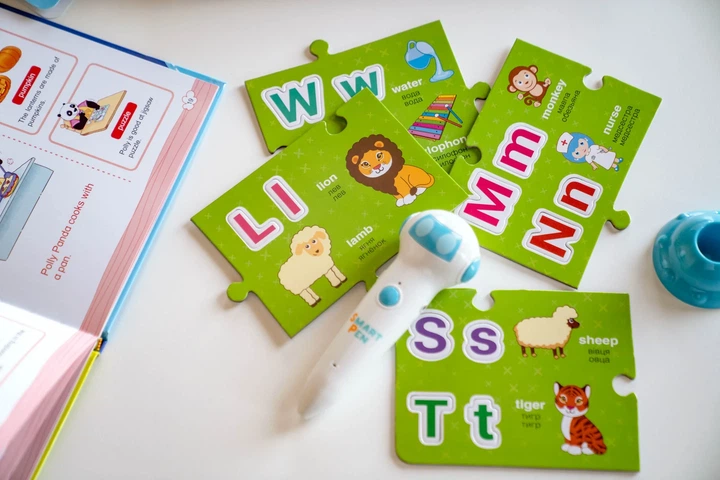 Аудио Доска-Пазл Smart Koala двуязычная English ABC и книга с интерактивной способностью - изображение 4