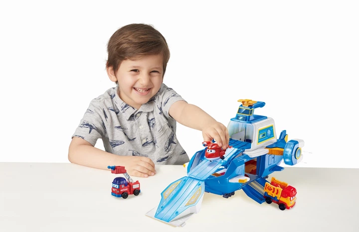 Игровой набор Super Wings Воздушная База свет звук пластик трансформер от 3 лет - изображение 2