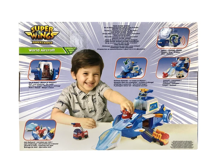 Игровой набор Super Wings Воздушная База свет звук пластик трансформер от 3 лет - изображение 3