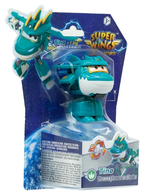 Игровая фигурка-трансформер Super Wings Transform-a-Bots Тино (Tino) - Фото 5 Игровая фигурка-трансформер Super Wings Transform-a-Bots Тино (Tino) - изображение 5