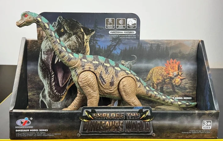 Фигурка динозавра Брахиозавр Dino Toys со звуковым эффектом - изображение 2