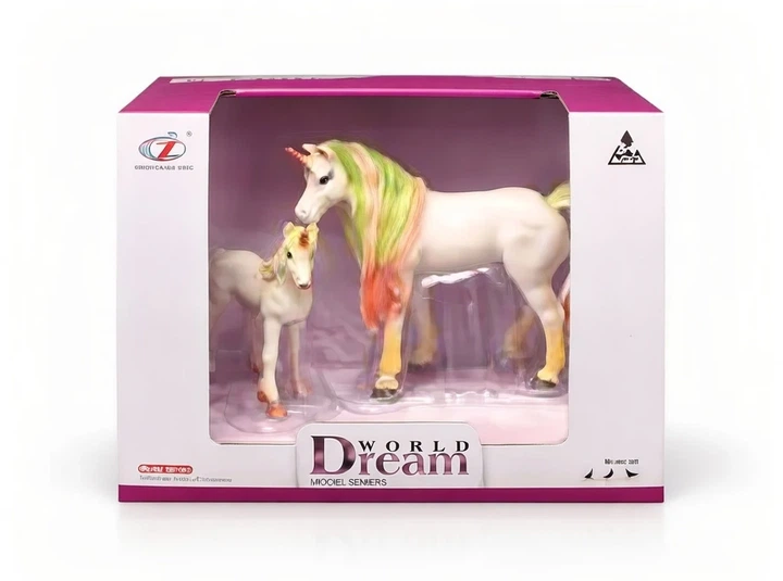 Набір фігурок Єдиноріг Ніжність 2 шт, жовтий, Dino Toys 55668 - Фото 1 Набір фігурок Єдиноріг Ніжність 2 шт, жовтий, Dino Toys 55668 - зображення 1