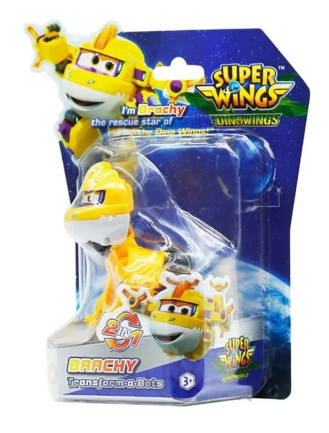 Игровая фигурка-трансформер Super Wings Брахи 5 см ударопрочный пластик робот/самолет - Фото 6 Игровая фигурка-трансформер Super Wings Брахи 5 см ударопрочный пластик робот/самолет - изображение 6