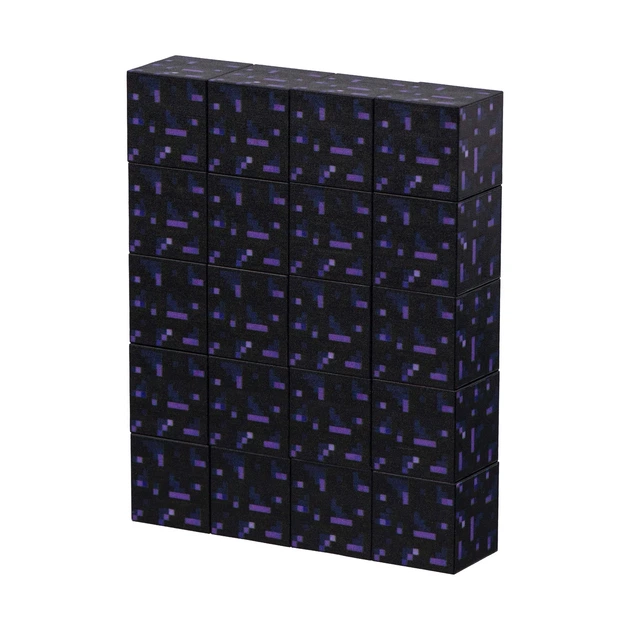 Магнитный конструктор Same Toy Creative Set Obsidian 20 элементов пластик черный, фиолетовый - изображение 4