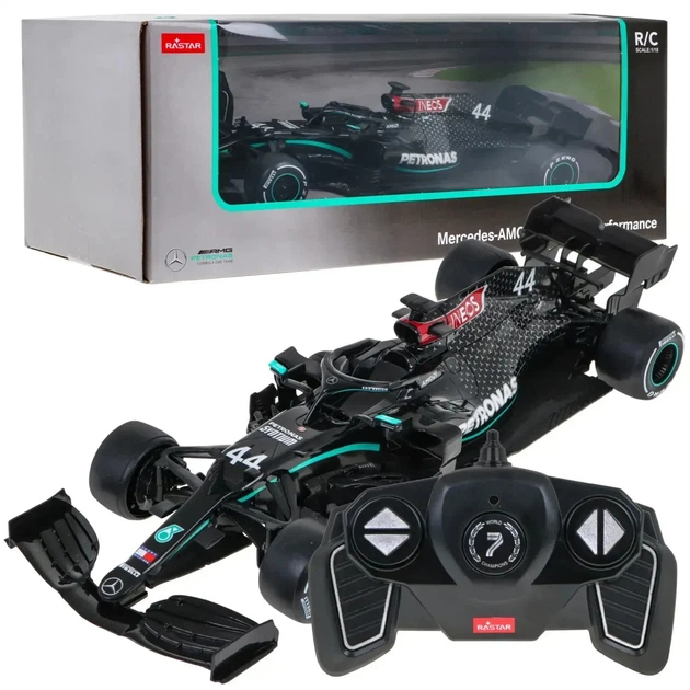 Радиоуправляемая автомодель Mercedes AMG F1 W11 1:18 Rastar 20451 - Фото 7 Радиоуправляемая автомодель Mercedes AMG F1 W11 1:18 Rastar 20451 - изображение 7