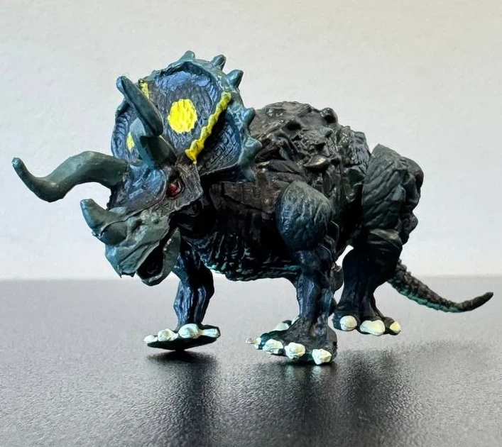 Фігурка динозавра Трицератопс жовто-зелений Dino Toys 56597 - Фото 6 Фігурка динозавра Трицератопс жовто-зелений Dino Toys 56597 - зображення 6