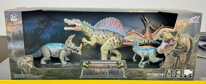 Набор Эпоха динозавров Dino Toys со звуком и подвижными частями - Фото 2 Набор Эпоха динозавров Dino Toys со звуком и подвижными частями - изображение 2