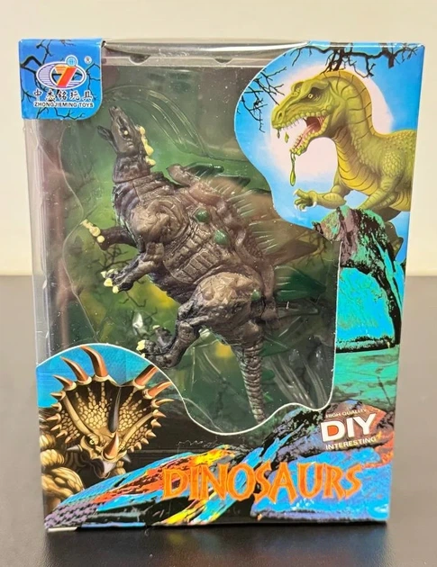 Фігурка динозавра Стегозавр коричнево-зелений Dino Toys 56740 - Фото 3 Фігурка динозавра Стегозавр коричнево-зелений Dino Toys 56740 - зображення 3