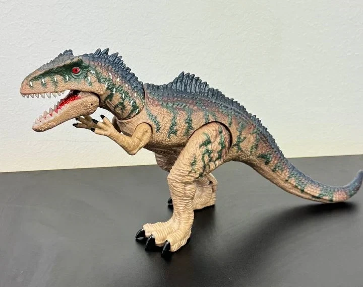 Фигурка динозавра Тираннозавр коричневый Dino Toys 55231 со звуком - Фото 3 Фигурка динозавра Тираннозавр коричневый Dino Toys 55231 со звуком - изображение 3