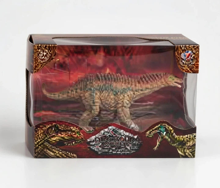 Фигурка динозавра Dino Toys зелёно-коричневая - Фото 1 Фигурка динозавра Dino Toys зелёно-коричневая - изображение 1