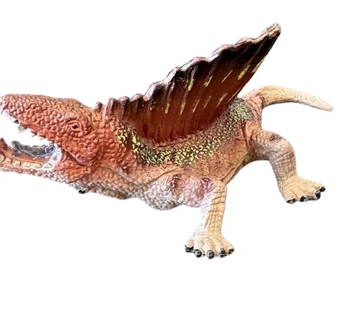Фигурка динозавра Спинозавр-ящерица коричневая Dino Toys - Фото 1 Фигурка динозавра Спинозавр-ящерица коричневая Dino Toys - изображение 1