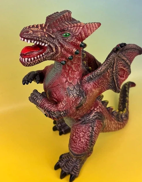 Фигурка Дракон Dino Toys со звуком, коричнево-зелёный - Фото 2 Фигурка Дракон Dino Toys со звуком, коричнево-зелёный - изображение 2