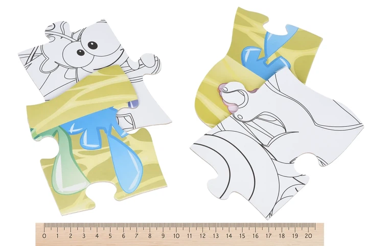 Пазл-розмальовка Same Toy Підводний світ 50ел - зображення 5