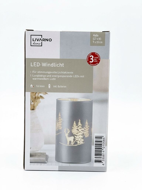 LIVARNO home LED-фонарь «Олени в еловом лесу» — декоративный рождественский светильник - Фото 2 LIVARNO home LED-фонарь «Олени в еловом лесу» — декоративный рождественский светильник - изображение 2
