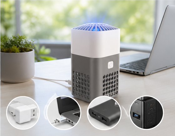 Портативный отпугиватель насекомых Mosquito Repellent USB до 50 м² - изображение 2