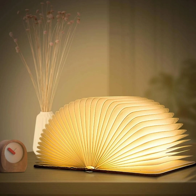 Светильник-книга, ночник книжка VHG Foldable Book Lamp Brown - изображение 3