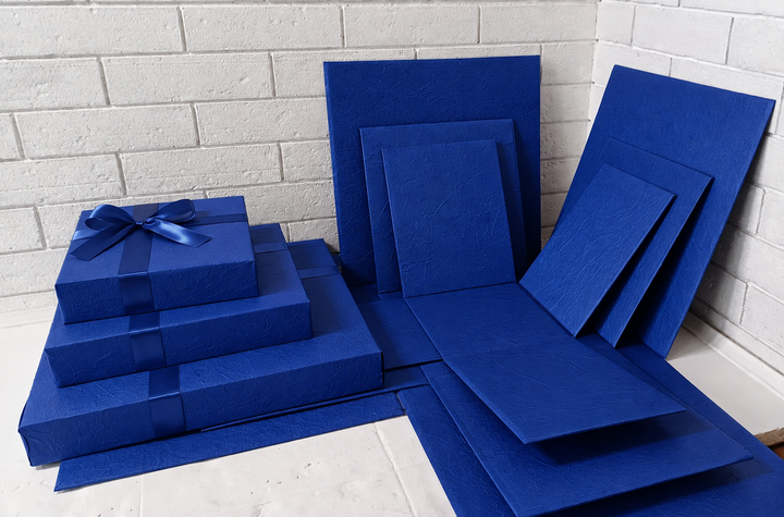 Велика подарункова розкладна коробка сюрприз 25x25х25см Party Box, Пивний бокс для напоїв і закусок синя - зображення 4