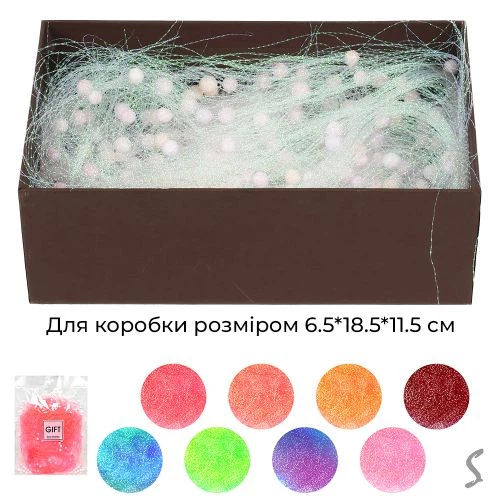 Декоративний наповнювач для подарункових коробок 30г Stenson R96462 - Фото 1 Декоративний наповнювач для подарункових коробок 30г Stenson R96462 - изображение 1