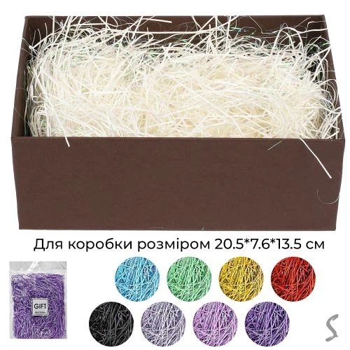 Декоративний наповнювач для подарункових коробок 30г Stenson R96460 - Фото 1 Декоративний наповнювач для подарункових коробок 30г Stenson R96460 - изображение 1