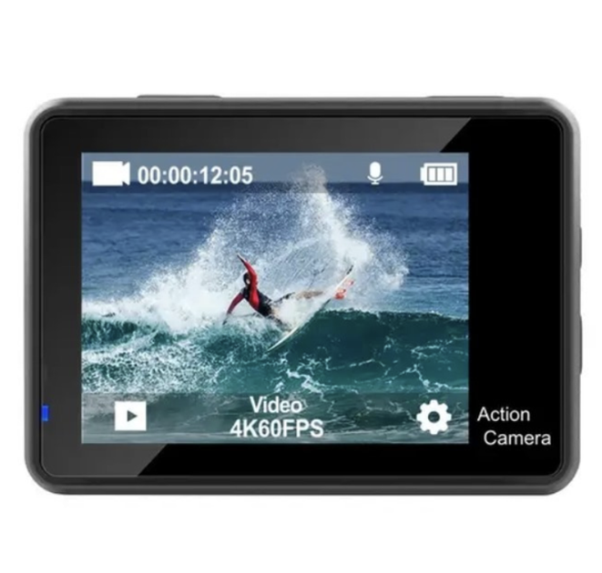 Екшн-камера MHZ Q80 4K 60fps 24MP Wi-Fi EIS 170° з водонепроникним кейсом до 30 м - зображення 7