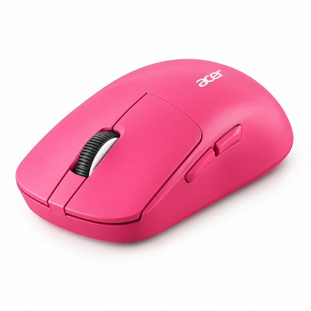 Бездротова мишка Acer OMR605 2.4 ГГц, оптична, 800–1600 DPI, 65 г, рожева - Фото 1 Бездротова мишка Acer OMR605 2.4 ГГц, оптична, 800–1600 DPI, 65 г, рожева - изображение 1