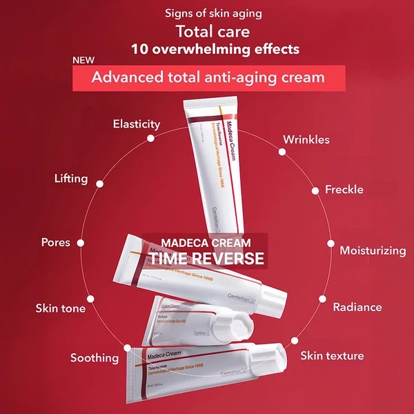 Интенсивный крем против морщин Centellian24 Madeca Cream Time Reverse обладает успокаивающими свойствами - изображение 7