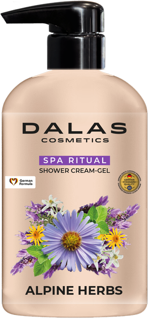Dalas Cosmetics Крем-гель для душу ALPINE HERBS, 550 мл - Фото 1 Dalas Cosmetics Крем-гель для душу ALPINE HERBS, 550 мл - изображение 1