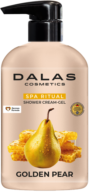 Dalas Cosmetics Крем-гель для душу GOLDEN PEAR, 550 мл - Фото 1 Dalas Cosmetics Крем-гель для душу GOLDEN PEAR, 550 мл - изображение 1