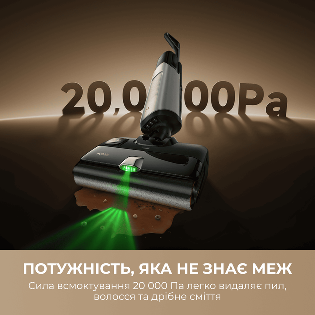 Бездротовий миючий пилосос MOVA X4 Mix - зображення 2