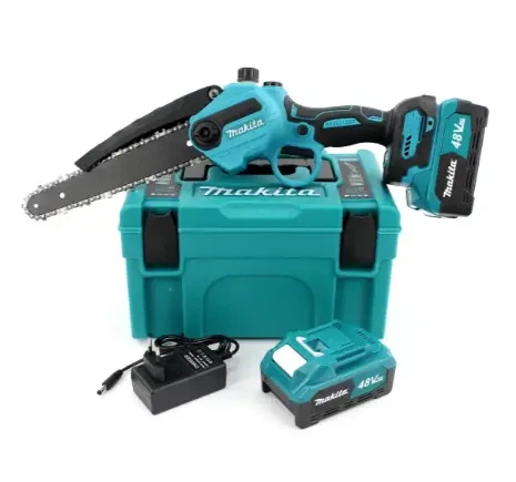 Мини пила цепная Makita DUC190HN Аккумуляторные мини-пилы 48 V для обрезки веток и деревьев (Пилы для садовых работ) - Фото 7 Мини пила цепная Makita DUC190HN Аккумуляторные мини-пилы 48 V для обрезки веток и деревьев (Пилы для садовых работ) - изображение 7