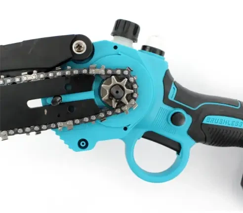 Мини пила цепная Makita DUC190HN Аккумуляторные мини-пилы 48 V для обрезки веток и деревьев (Пилы для садовых работ) - Фото 8 Мини пила цепная Makita DUC190HN Аккумуляторные мини-пилы 48 V для обрезки веток и деревьев (Пилы для садовых работ) - изображение 8