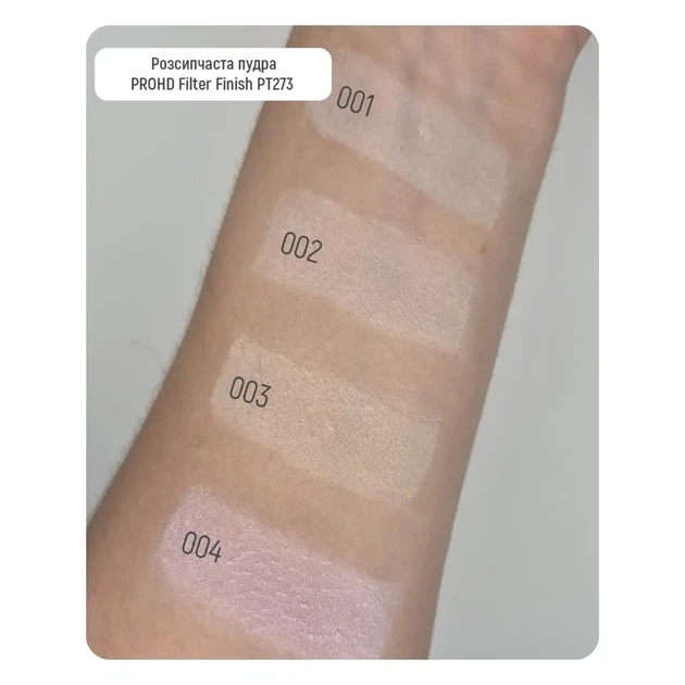 Пудра косметична розсипчаста TopFace PROHD Filter Finish PT273, 004 Pink Star Рожева - зображення 2