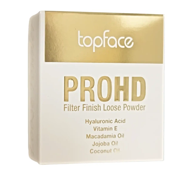 Пудра косметична розсипчаста TopFace PROHD Filter Finish PT273, 004 Pink Star Рожева - зображення 4