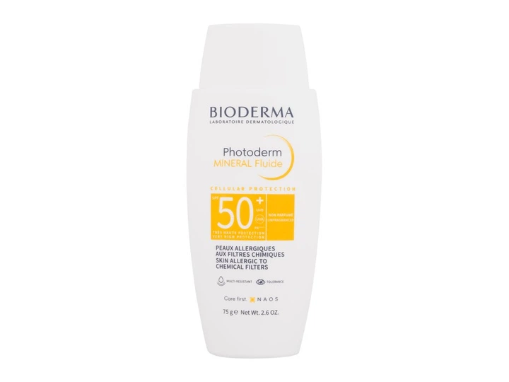 Водостойкий минеральный солнцезащитный флюид для лица Bioderma Photoderm Mineral Fluide SPF50+, 75 мл - Фото 2 Водостойкий минеральный солнцезащитный флюид для лица Bioderma Photoderm Mineral Fluide SPF50+, 75 мл - изображение 2