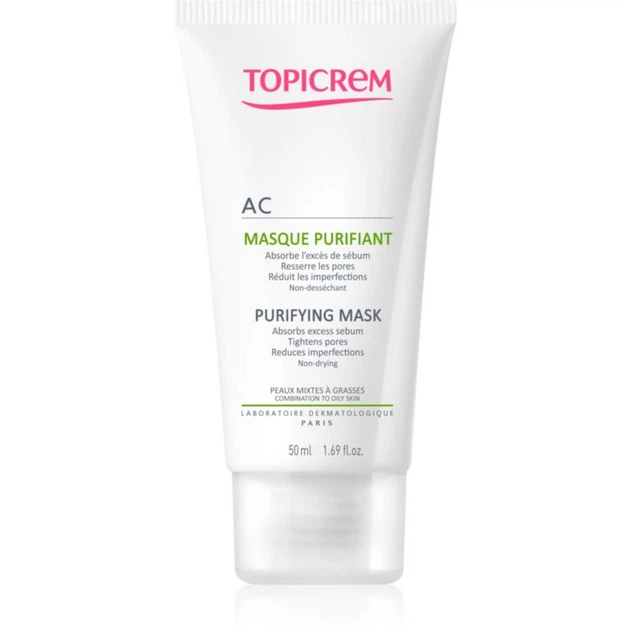 Очищающая маска для лица Topicrem AC, 50 мл - Фото 1 Очищающая маска для лица Topicrem AC, 50 мл - изображение 1