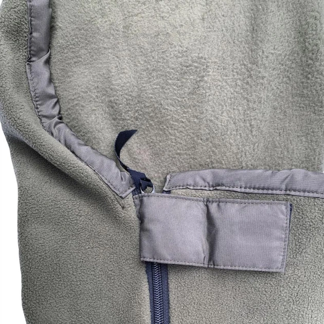 Вкладыш в спальник Snugpak Fleece Liner with Zip Оливковый - Фото 3 Вкладыш в спальник Snugpak Fleece Liner with Zip Оливковый - изображение 3