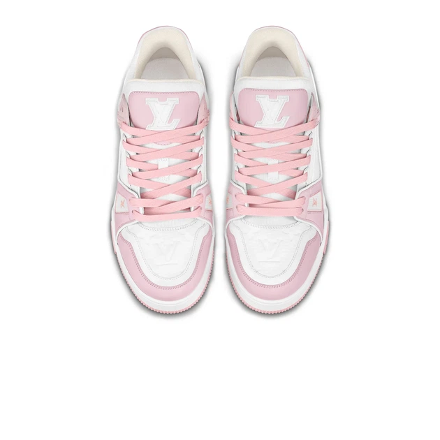 Кросівки Louis Vuitton Trainer Sneaker LV Pink White 38 - изображение 2
